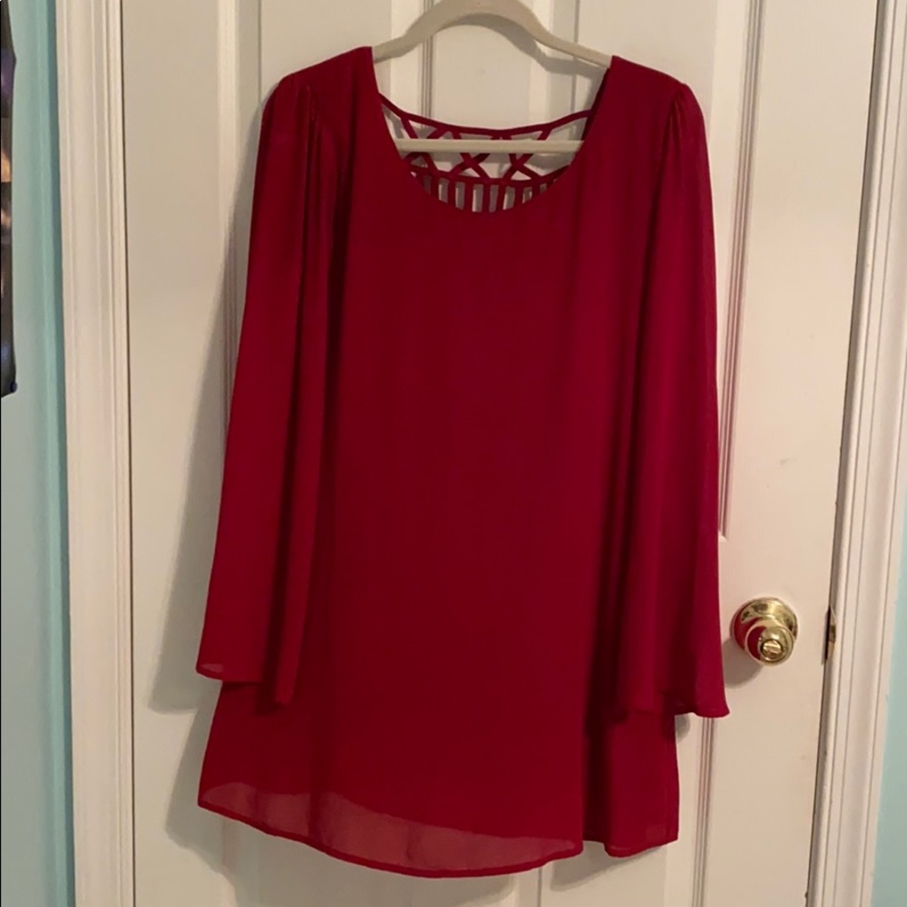 Red dress